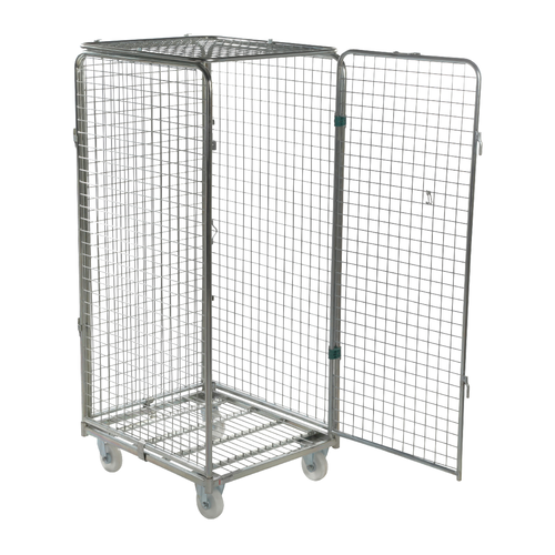 Roll conteneur de sécurité 805x720x1760 mm, acier, 500 kg