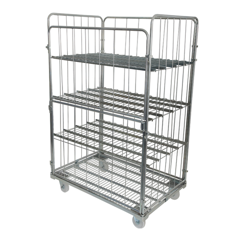 Tablette 1200x800mm pour roll-conteneur maxi - acier