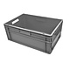 Bac norme Europe 600x400x240mm - 47 L, Ouverture frontale