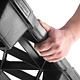 Kunststoffpalette, 6 Füße, nestbar, offenes Deck ohne Rand, 800x600x130mm