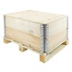Deckel für Holzaufsatzrahmen mit 2 Befestigungsleisten, 800x600x9mm