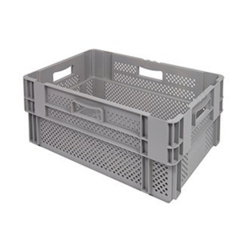 Drehstapelbehälter, durchbrochen, 60 Liter, nestbar, 600x400x320mm