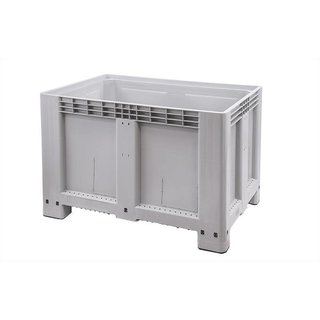 Palettenbox, geschlossen, 4 Füße, 1200x800x800mm