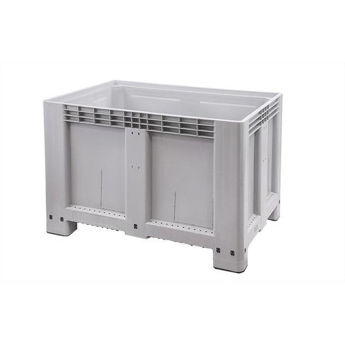 Palettenbox, 525 Liter, geschlossen, 4 Füße, 1200x800x800mm