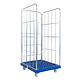 Rollcontainer 3-seitig, Kunststoffboden, 810x720x1620mm