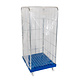 Abdeckung für Rollcontainer, transparent, Einweg, 730x820x1460mm, VPE 40 Stück
