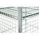 Rollcontainer 4-seitig, Metallboden, 1 Regalboden, 860x737x1676mm