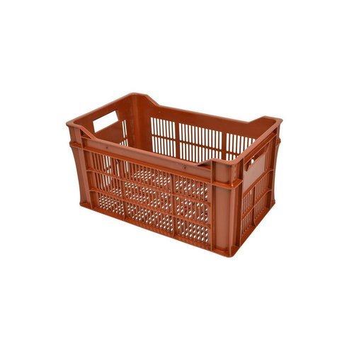 Gemüsekiste aus Kunststoff 500x300x265mm - 30 L, perforiert