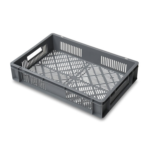 Eurobox, perforiert, 20 Liter, stapelbar, Virgin PP-Kunststoff, 600x400x120mm
