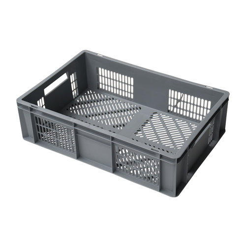 Eurobox, perforiert, 30 Liter, stapelbar, Virgin PP-Kunststoff, 600x400x170mm