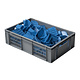 Eurobox, perforiert, 30 Liter, stapelbar, Virgin PP-Kunststoff, 600x400x170mm