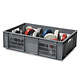 Eurobox, perforiert, 30 Liter, stapelbar, Virgin PP-Kunststoff, 600x400x170mm