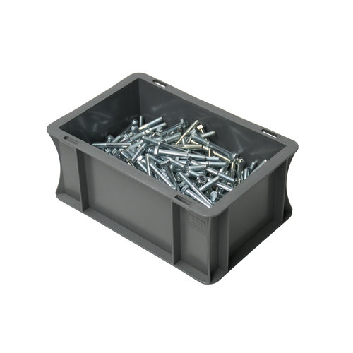 Eurobox, geschlossen, 5 Liter, stapelbar, PP-Kunststoff, 300x200x120mm
