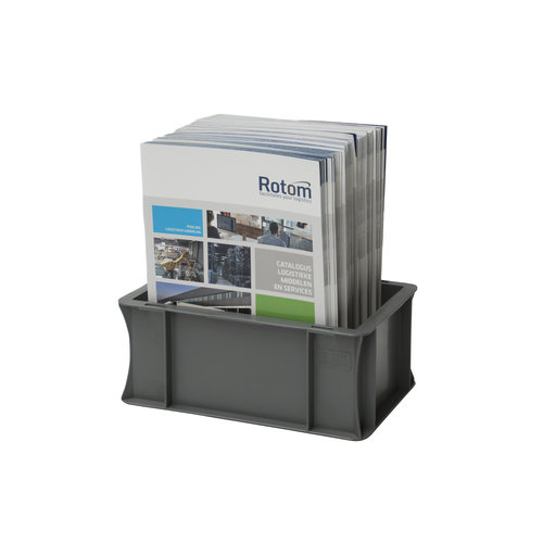 Eurobox, geschlossen, 5 Liter, stapelbar, PP-Kunststoff, 300x200x120mm