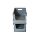 Eurobox, offene Front, 20 Liter, stapelbar, mit Grifföffnung, PP-Kunststoff, 400x300x235mm