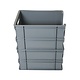 Eurobox, offene Front, 20 Liter, stapelbar, mit Grifföffnung, PP-Kunststoff, 400x300x235mm