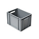 Eurobox, geschlossen, 25 Liter, verstärkter Boden, stapelbar, Virgin PP-Kunststoff, 400x300x275mm