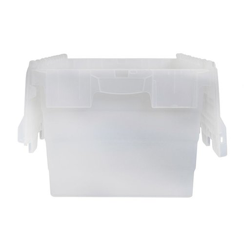 Kunststoffbox, 60 Liter, transparent, 600x400x320mm