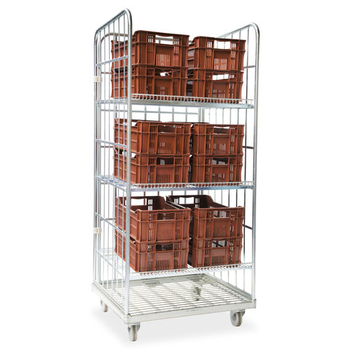 Gemüsekiste aus Kunststoff 500x300x180mm - 20,5 L, perforiert