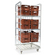 Gemüsekiste aus Kunststoff 500x300x180mm - 20,5 L, perforiert