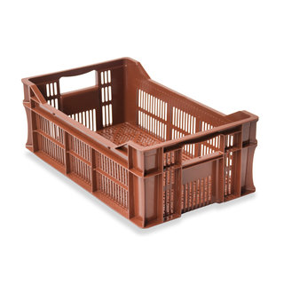 Gemüsekiste aus Kunststoff 500x300x180mm - 20,5 L, perforiert