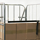 Rollcontainer 3-seitig, Kunststoffboden, 810x720x1620mm