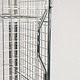 Rollcontainer 4-seitig, Metallboden, 1 Regalboden, 860x737x1676mm