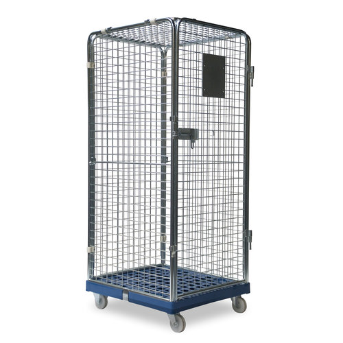 Rollcontainer Anti-Diebstahl, Kunststoffboden, 810x720x1800mm