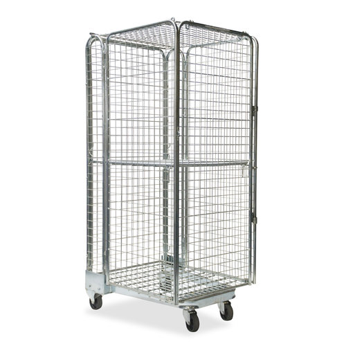 Rollcontainer Anti-Diebstahl gebraucht, Metallboden, 850x735x1690mm