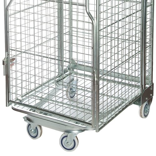 Rollcontainer Anti-Diebstahl, Metallboden, 1 Regalboden, 860x737x1676mm