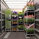 Blumenwagen gebraucht, 3 Regalböden, 1350x565x1900mm
