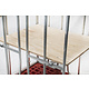 Regalboden für Rollcontainer 2- bis 4-seitig, Holz, 750x600x10mm