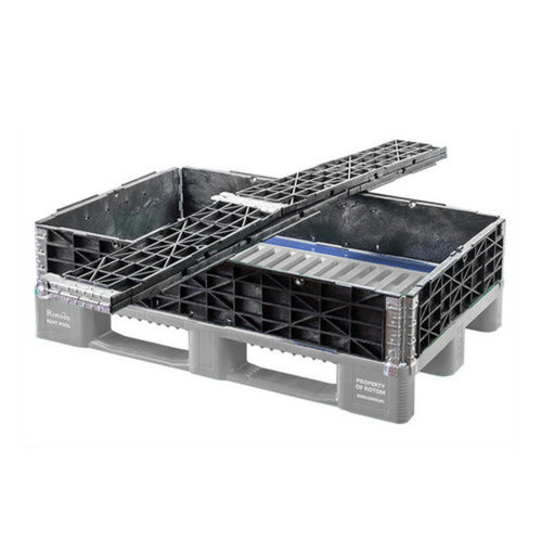 Kunststoffaufsatzrahmen, 4 Scharniere, faltbar, 1200x800x200mm