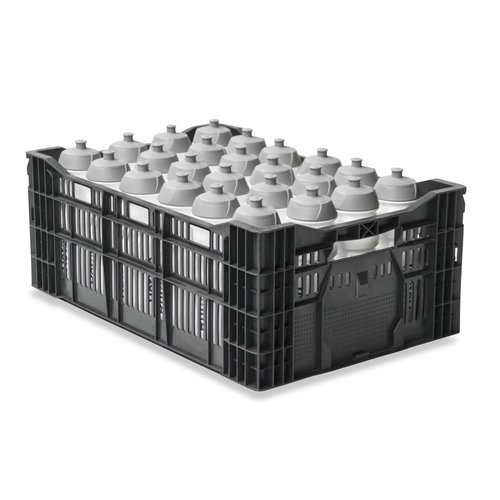 Eurobox 600x400x240 mm - 46 L, perforiert