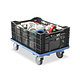 Eurobox 600x400x240 mm - 46 L, perforiert