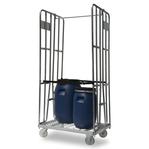 Fass 590x478x1000mm - 220L, mit Spannring