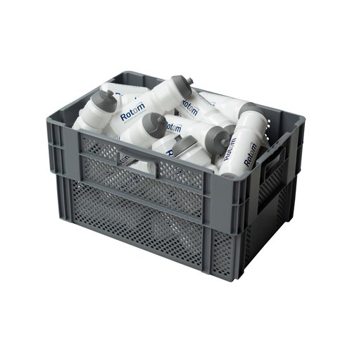 Drehstapelbehälter, durchbrochen, 60 Liter, nestbar, 600x400x320mm