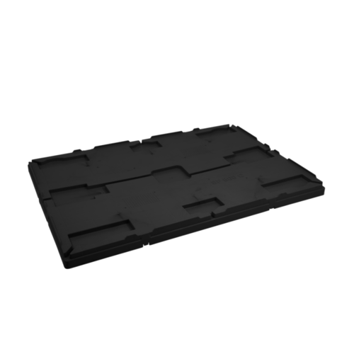 Kunststoffdeckel für Palettenbox und Palettenrahmen, 1210x810x44,5mm