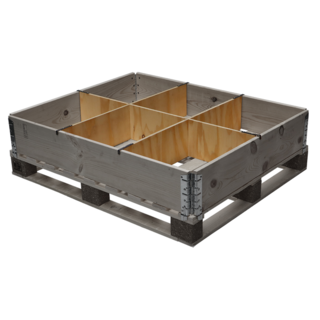 Aufsatzrahmenteiler 1200x1000x200mm - 6 Fächer