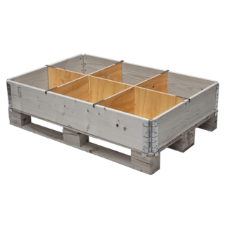 Aufsatzrahmenteiler, 6 Fächer, für Aufsatzrahmen 1200x800x200mm