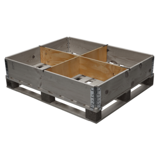 Aufsatzrahmenteiler, 4 Fächer, für Aufsatzrahmen 1200x1000x200mm