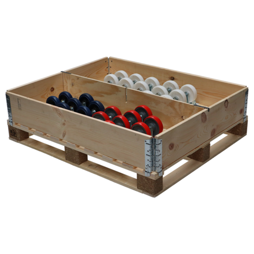 Aufsatzrahmenteiler, 2 Fächer lange Seite, für Aufsatzrahmen 1200x200mm