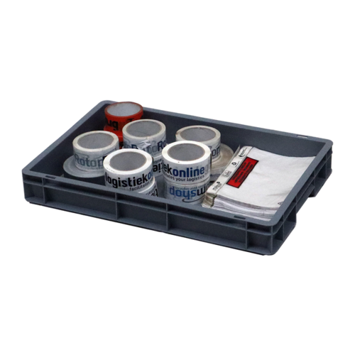 Eurobox, geschlossen, 15 Liter, stapelbar, Virgin PP-Kunststoff, 600x400x80mm