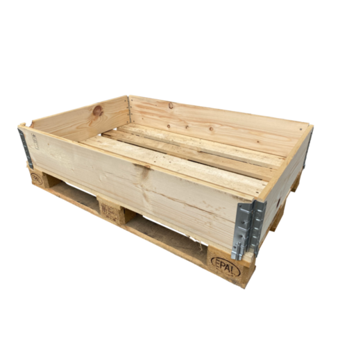 Holzaufsatzrahmen B-Ware, 1200x800x200mm, neu, 4 Scharniere