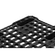 Kunststoffpalette 1200x1000x125mm, HDPE-PP, 9 Füße, 900 kg, mit Rand
