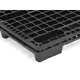 Kunststoffpalette 1200x1000x125mm, HDPE-PP, 9 Füße, 900 kg, mit Rand