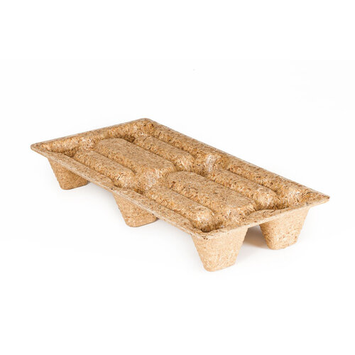 Pressholzpalette F36 800x400x130mm - ISPM15, 500 kg