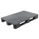 Kunststoffpalette 1200x800x145mm,  HDPE-PP, 3 Kufen, 1600 kg, ohne Rand