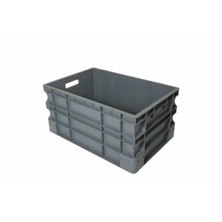 Caja apilable Euronorm 600x400x290mm - 55l, cerrada