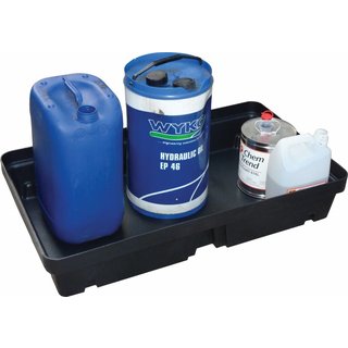 Bandeja antigoteo 1000x600x175 mm -plástico, sin rejilla, 60l